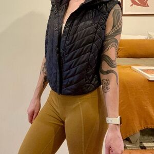 Lululemon Athletica Black hooded vest